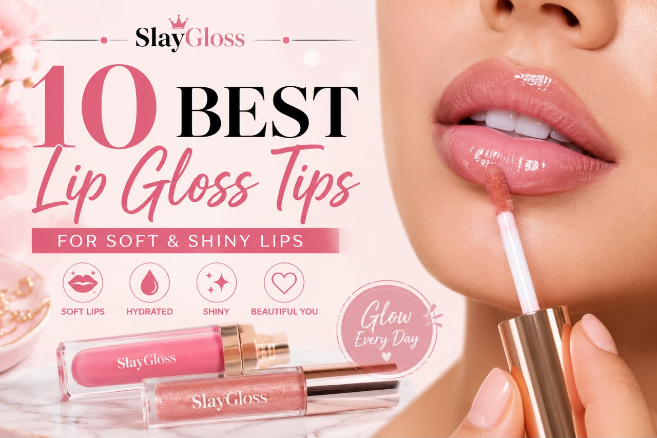 ✨10 Best Lip Gloss Tips for Soft & Shiny Lips